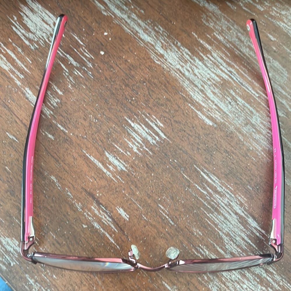 Coach HC5001 Taryn burgundy 9022 eyeglasses with coach signature C brown case - Picture 12 of 15